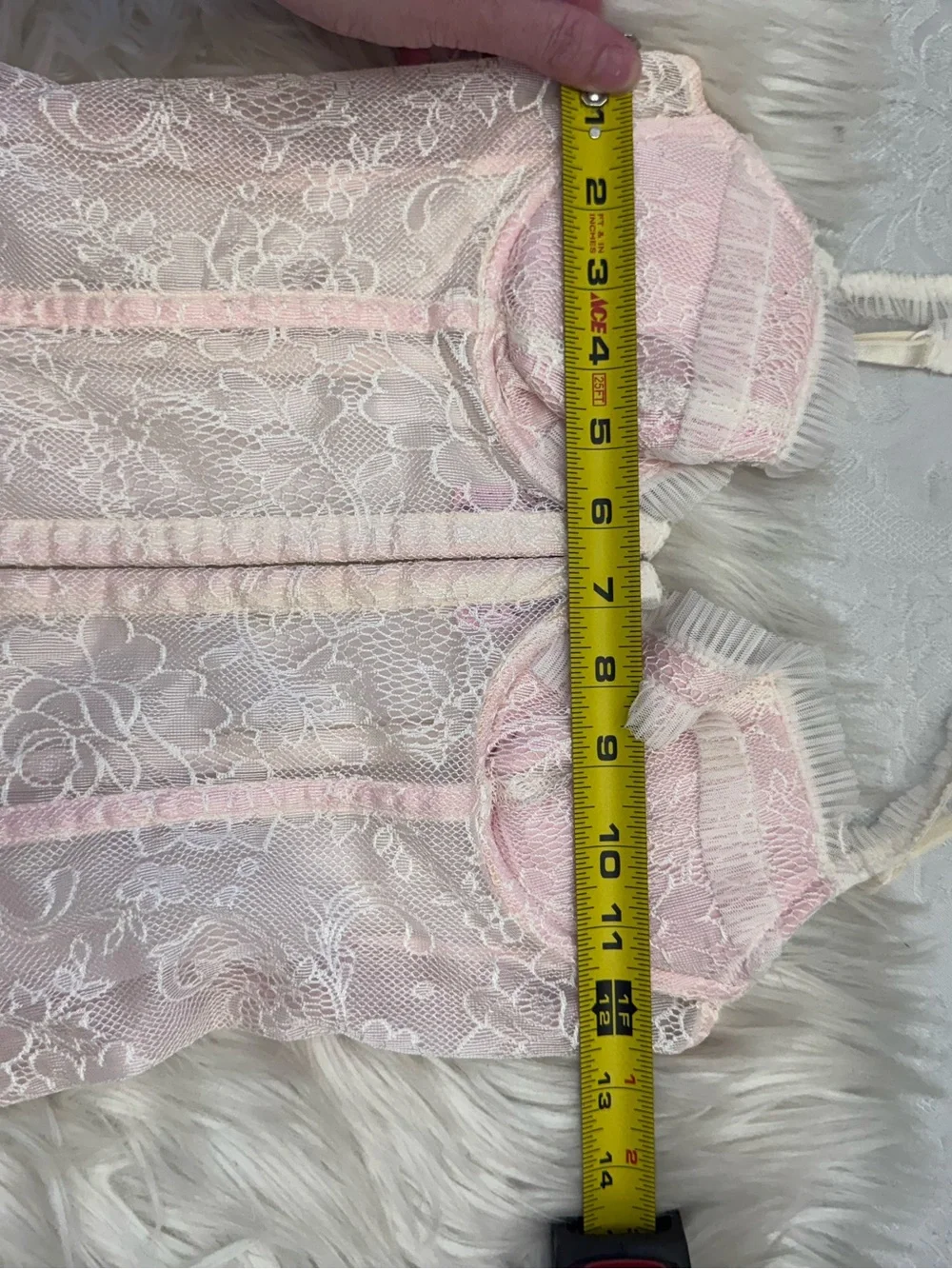 Vintage Y2K Victoria’s Secret Sexy Little Things 36B Ruffled Lace Corset Bustier